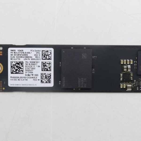 1TB M.2 2280 PCIe 4.0 NVMe  SSD with OPAL
