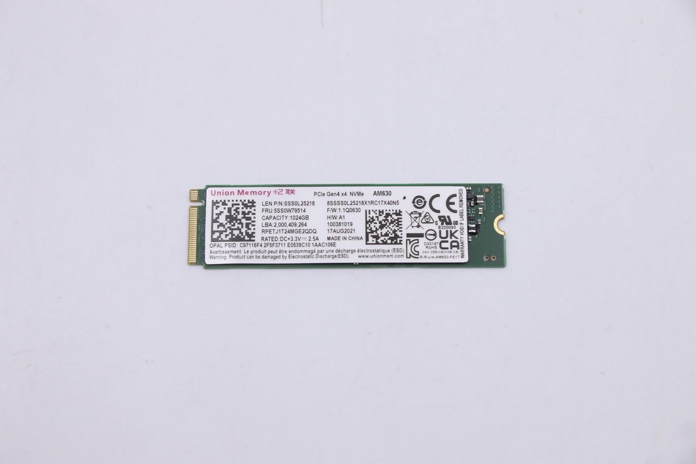 Img_32570008.jpg 1TB M.2 NVMe SSD with PCIe 4.0 x4 interface - Image 1