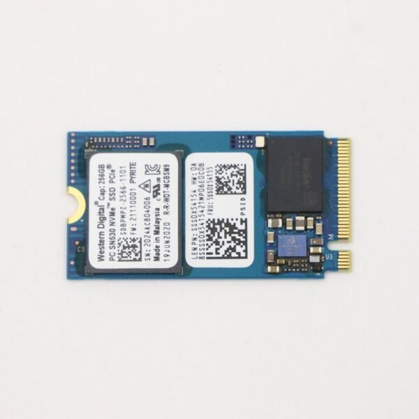 256GB PCIe NVMe M.2 2242 SSD