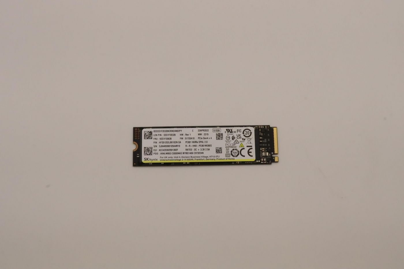 Img_32570029.jpg 512GB M.2 2280 PCIe 4.0 SSD - Image 1