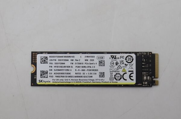 512GB M.2 PCIe 4.0 SSD