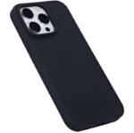 INFINITE (GRS) ROME iPhone 15  Pro Max Black Magnetic Cover.  Material: 55% (GRS) recycled PC and 26% recycled silicone - Image 2