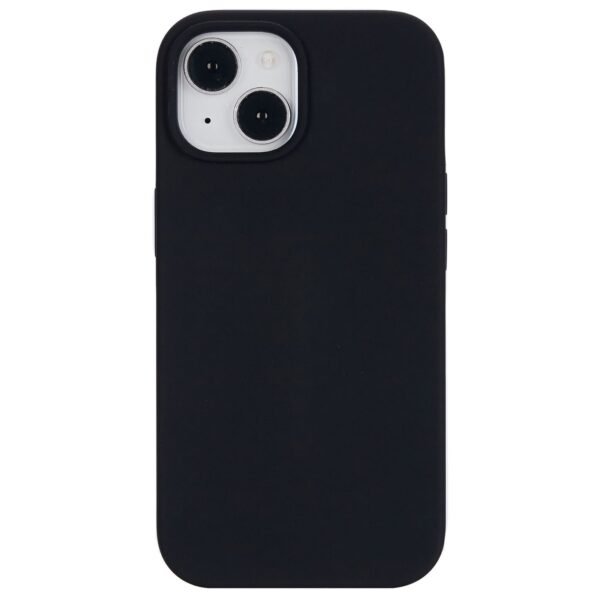 INFINITE (GRS) ROME iPhone 15  Black Magnetic Cover.  Material: 55% (GRS) recycled PC and 26% recycled silicone