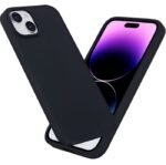 INFINITE (GRS) RIGA iPhone 15  Plus Black Cover. Material:  Material: 51% GRS polycarbonate and 42% recycled recycled silicone - Image 3