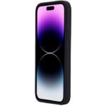INFINITE (GRS) RIGA iPhone 15  Plus Black Cover. Material:  Material: 51% GRS polycarbonate and 42% recycled recycled silicone - Image 3