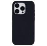 INFINITE (GRS) RIGA iPhone 15  Pro Black Cover. Material:  Material: 51% GRS polycarbonate and 42% recycled recycled silicone