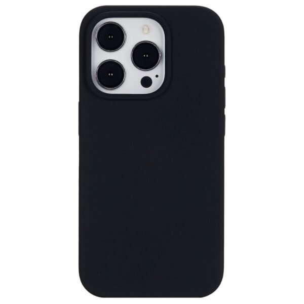 INFINITE (GRS) RIGA iPhone 15  Pro Black Cover. Material:  Material: 51% GRS polycarbonate and 42% recycled recycled silicone