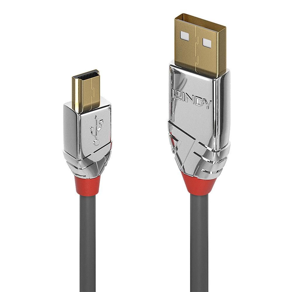 Img_32610056.jpg 2m USB 2.0 Type A to Mini-B Cable, Cromo Line - Image 1