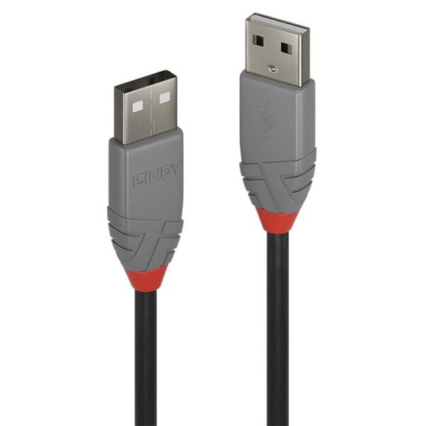 2m USB 2.0 Type A to A Cable,  Anthra Line