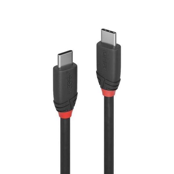 1m USB 3.2  Type C to C  Cable, 20Gbps, Black Line