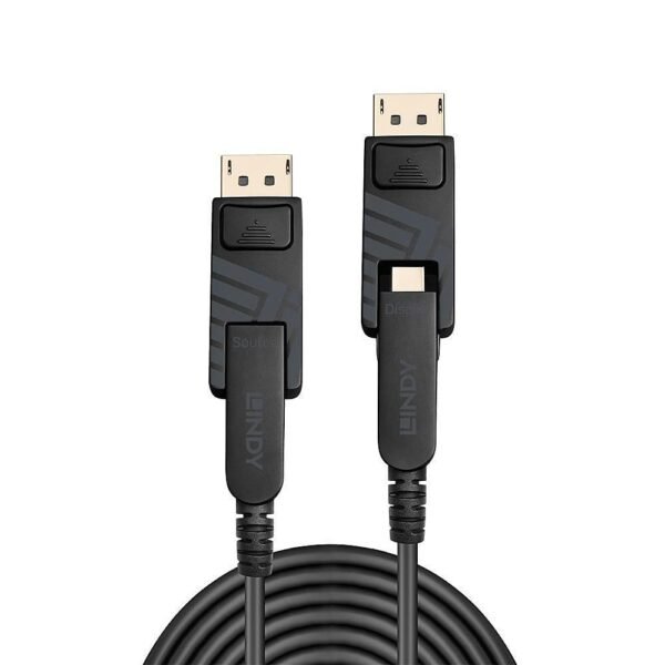 70m Fibre Optic Hybrid Mini  DisplayPort 1.4 Cable with  Detachable DP Connectors