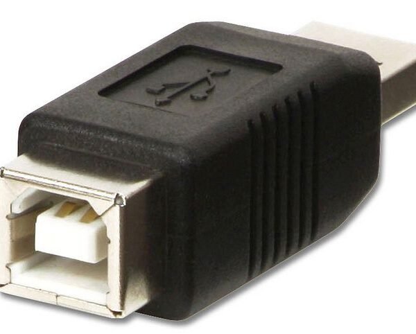 USB Adapter, USB A Male to B  Female
