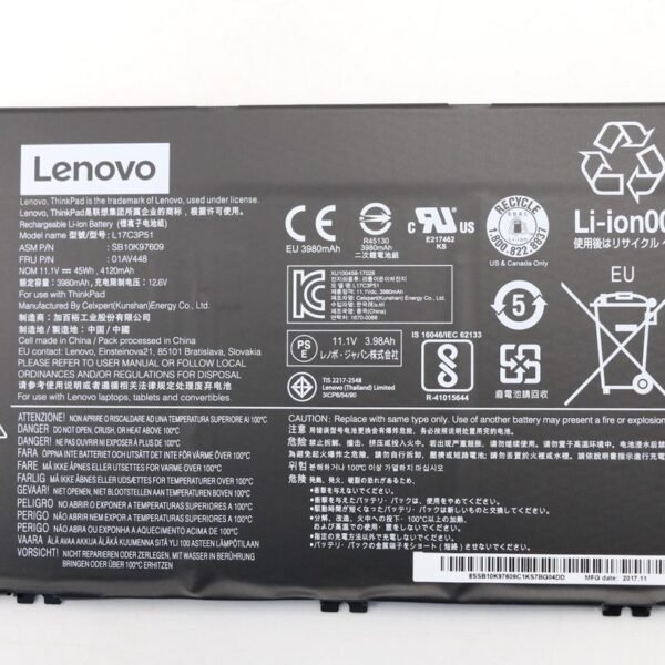45Wh Internal Battery for  Lenovo ThinkPad