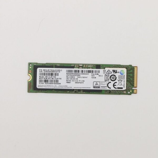 1TB PCIe M.2 NVMe SSD