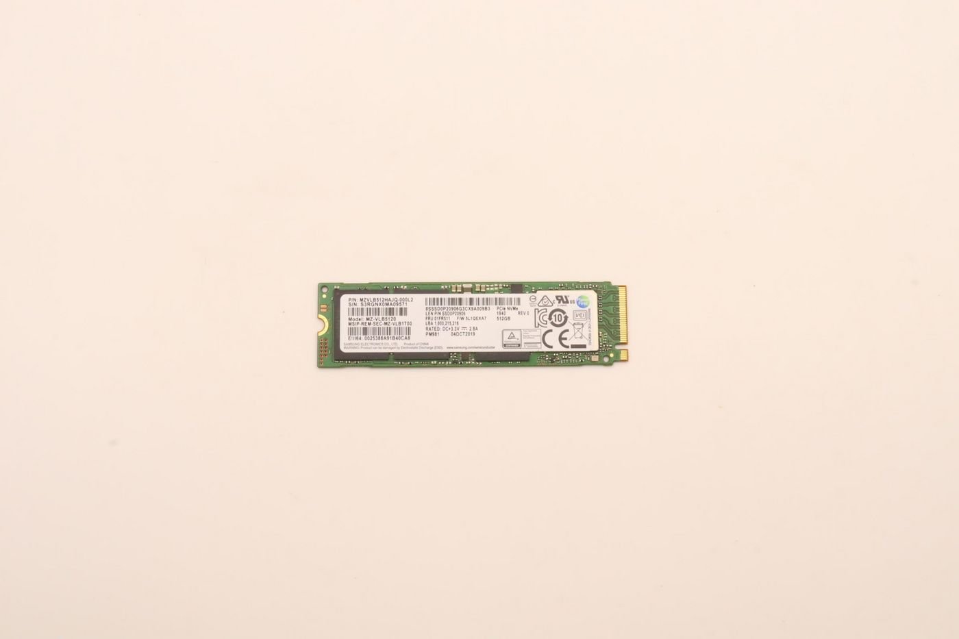 Img_32622332.jpg 512GB M.2 PCIe 3.0 NVMe SSD - Image 1
