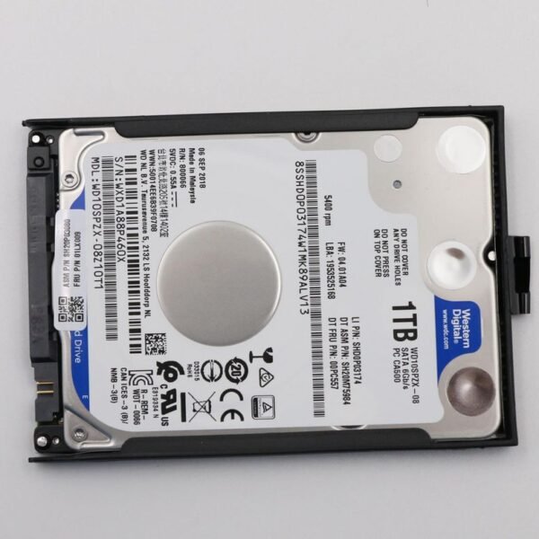 1TB 2.5-inch SATA HDD, 5400  RPM