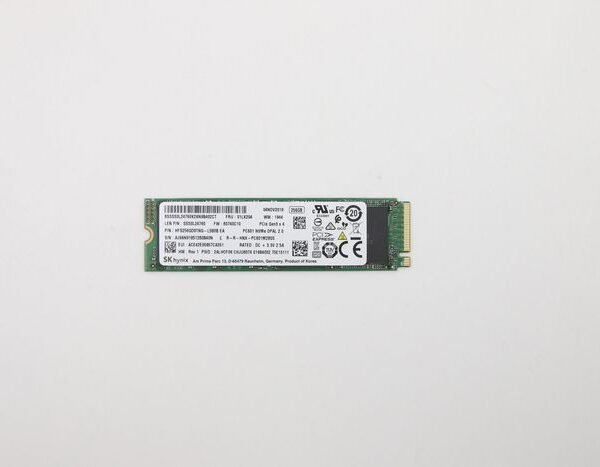 256GB M.2 PCIe NVMe  solid-state drive