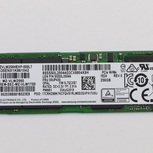 Memory SSD 256GB M.2 PCIe3x4 **New Retail**