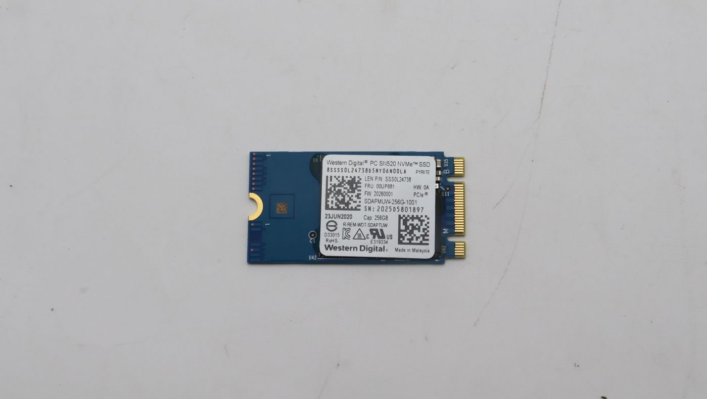 Img_32629255.jpg 256GB M.2 PCIe NVMe SSD, M.2-2242 form factor - Image 1