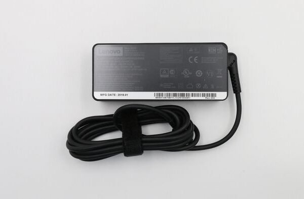 65W dual-port laptop adapter  with multiple output voltages