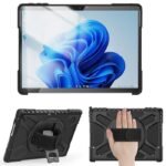 Microsoft Surface Pro 11/10/9  ATLANTA Defender Case. Black  Raised sides and hard-shell design with hand strap and shoulder strap - Image 2