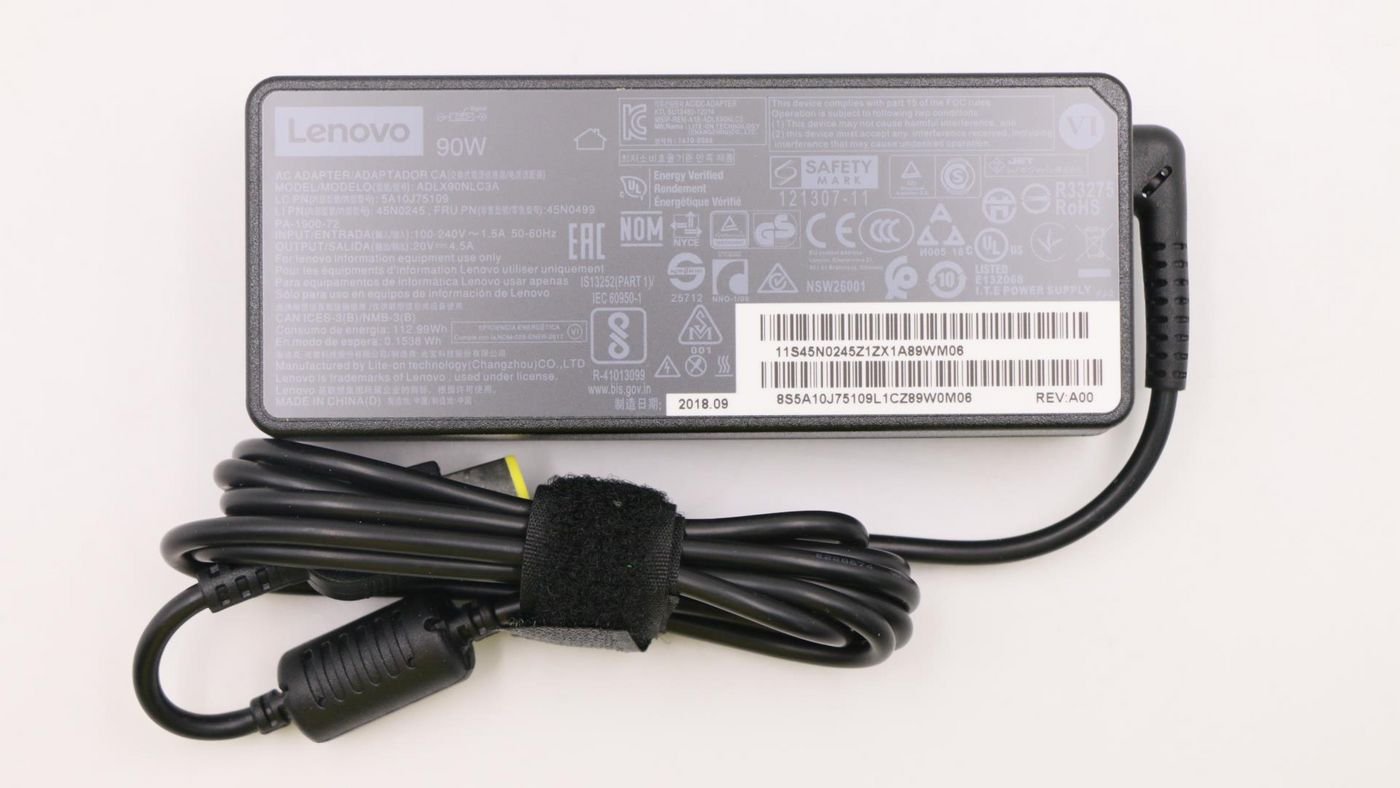 Img_32630794.jpg 90W Lenovo laptop charger, 20V 4.5A power supply - Image 1