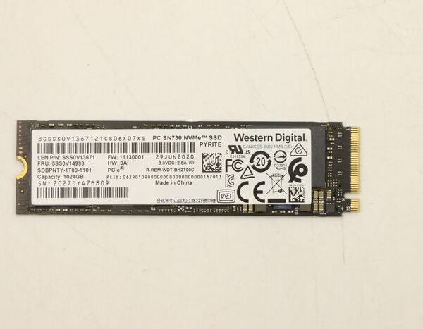 1TB M.2 PCIe NVMe Solid State  Drive SDBPNTY-1T00-1101 M.2  PCIe SSD