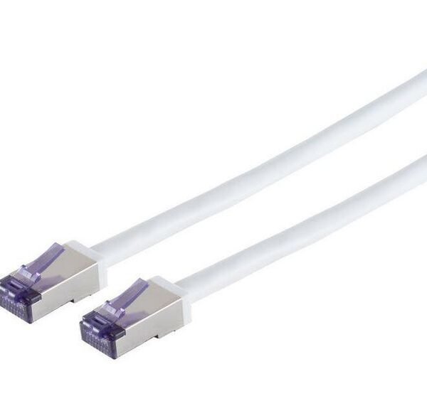 HIGH-FLEX Cat6a S/FTP  White  0.25m