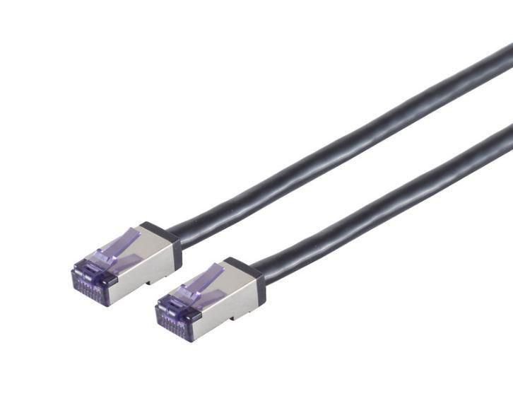 Img_32706602.jpg HIGH-FLEX Cat6a S/FTP Black 10m High-Flex Shielded High-Flex Shielded Network Cable, Soft PVC, AWG26/7 CU - Image 1