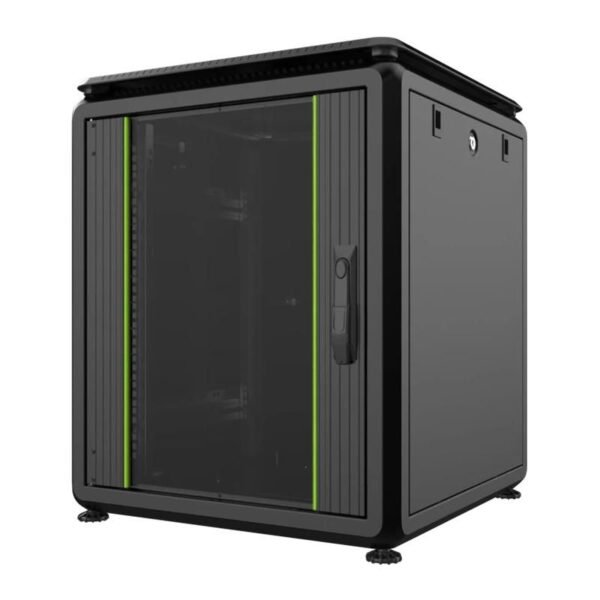 19" 12U Rack Cabinet 600 x  600 x 719mm Data Line - Black