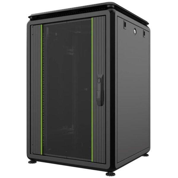19" 16U Rack Cabinet 600 x  600 x 897mm Data Line - Black
