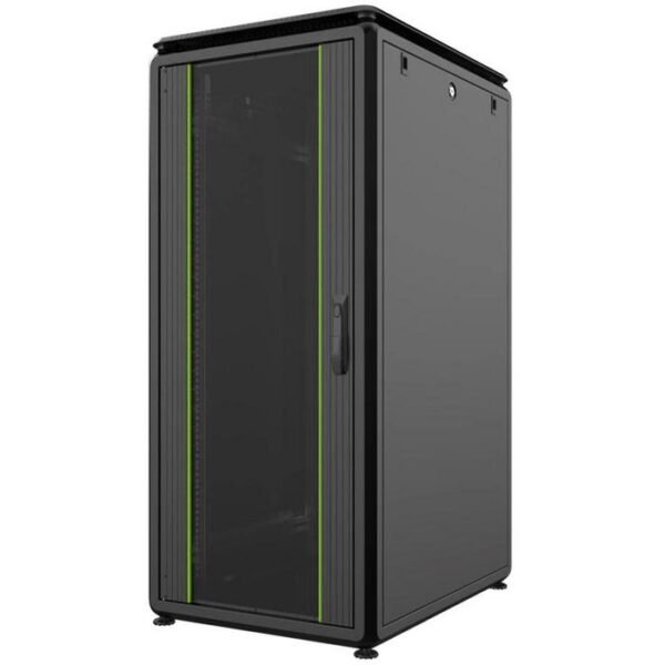 19" 26U Rack Cabinet 800 x  800 x 1342mm Data Line -  Black