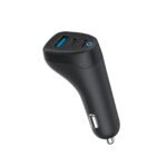 INFINITE Tripple Car Charger  100 W. 2 x USB-C + 1 x USB-A