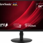 24" 169 1920 x 1080 FHD  SuperClear IPS LED Monitor  with VGA, HDMI, DipsplayPort, Speakers and Full Ergonomic Stand