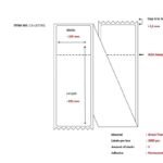 Ship-label 105 x 251mm,  Direct Thermal, with receipt  part, Fanfold, 2000 labels per box