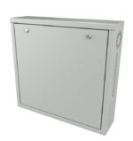 19" 1U Rack Wall Mount 580 x  546 x 150mm Surveillance Box  - White - With Power Strip Type E - Image 2