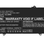 Laptop Battery for HP 52.36Wh  7.7V 6800mAh 52Wh Li-Pol 7.7V  6800mAh Black, Elite Dragonfly G1, Elite Dragonfly G2, Elite Dragonfly-8MK79EA,