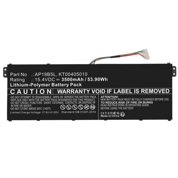 Laptop Battery for Acer  51.68Wh 15.2V 3400mAh