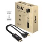 Hdmi 2.0 To Displayport 1.2  4K60Hz Hdr M/F Active Adapter  Black