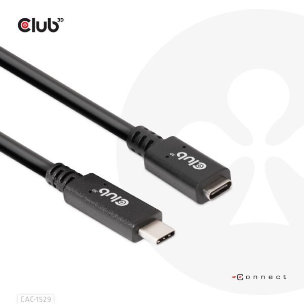 Usb Gen1 Type-C Extension  Cable 5Gbps 60W(20V/3A)  4K60Hz M/F 2M/6.56Ft