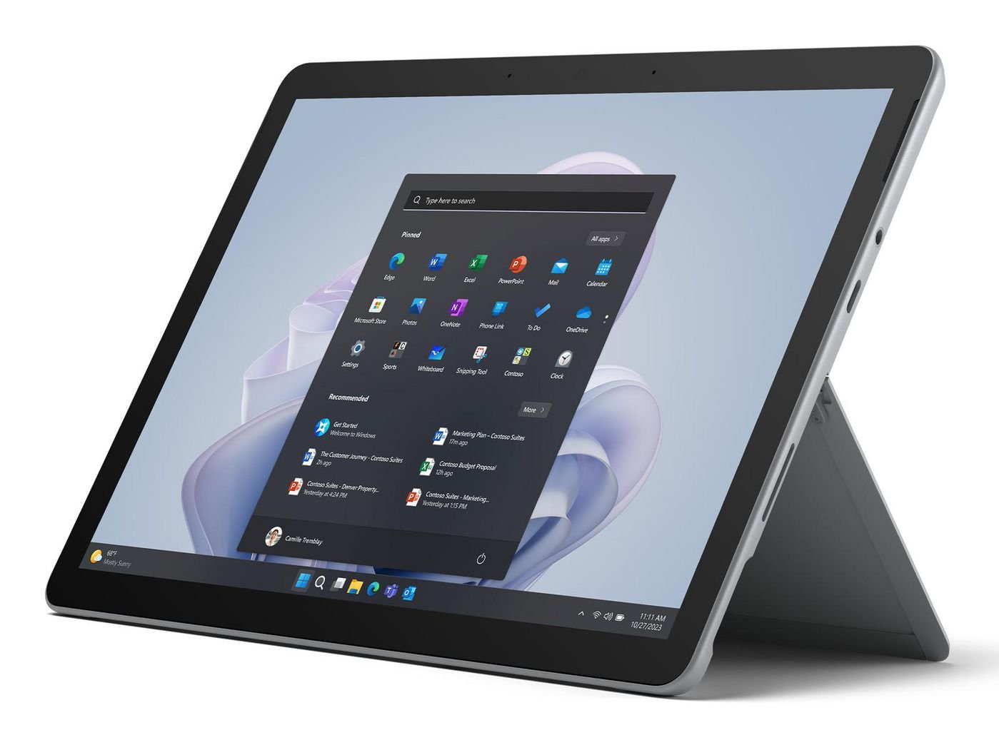 Img_32968810.jpg Surface Go 4 128 Gb 26.7 Cm (10.5") Intel N 8 Gb Wi-Fi 6 (802.11Ax) Windows 11 Pro Platinum - Image 1