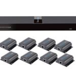 Hdmi 1X8 Extender Splitter  Over Cat6/6A/7 50M With Ir  Pass-Back Idata Ex-Hl81Ty