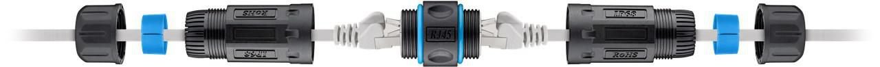 Img_33009998.jpg IP68 RJ45 Patch Cable Coupler CAT 6A - Image 1