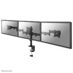 NM-D135D3BLACK,  Tilt/Turn/Rotate Triple Desk  Monitor Arm (Clamp) For Three 10-27" Monitor Screens, Max 8 kg, Height