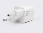 33W USB-C Nano Single Port  Charger, GaN Technology  5V2A-20V1.5A USB PD Plug: USB-C EU Wall, White Color - Compatible with all - Image 3