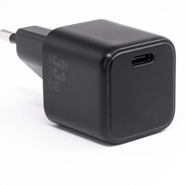 33W USB-C Nano Single Port  Charger, GaN Technology  5V2A-20V1.5A USB PD Plug: USB-C EU Wall - Compatible with all brands of Tablets