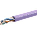 CAT5e U-UTP Network Cable  LSZH, Dca, 0.49mm Wire -  Purple, 305m