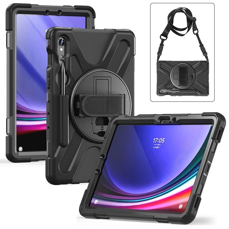 Img_33198058.jpg Galaxy Tab S10 Lite/S10 FE/S9 FE/S9/S8/S7 AUSTIN Defender without built-in screen protector. Black - Image 1
