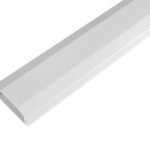 Aluminum cable cover white,  110x6x2cm .