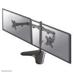 FPMA-D550DDBLACK, Full Motion  Dual Desk Stand For Two  10-32" Monitor Screens, Max 8 kg, Height Adjustable - Black stand Black